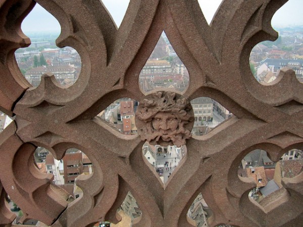Balustrade cathédrale de Strasbourg.