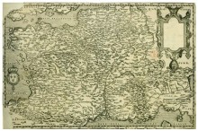 La France au XVIe siècle par Jean Jolivet cartographe.